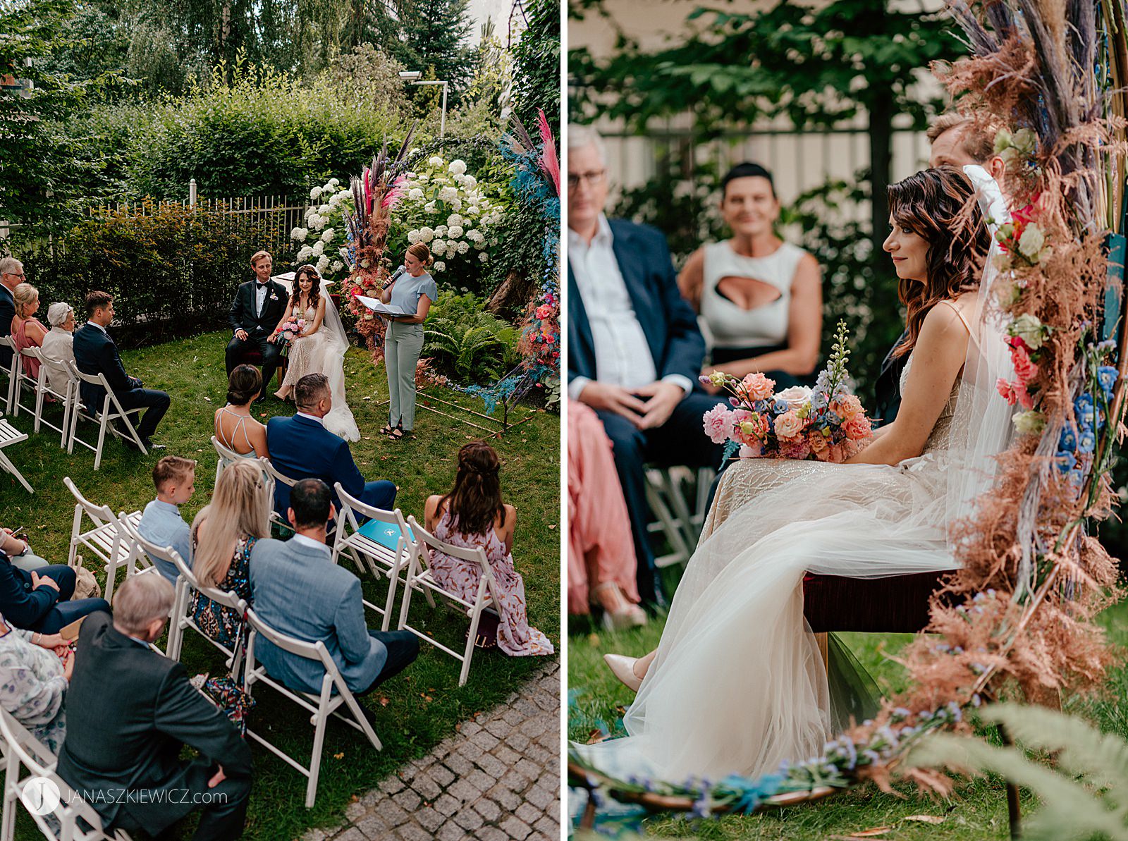 Humanistyczny ślub plenerowy - zdjęcia. Ceremonia humanistyczna Dominika Hermanowicz.