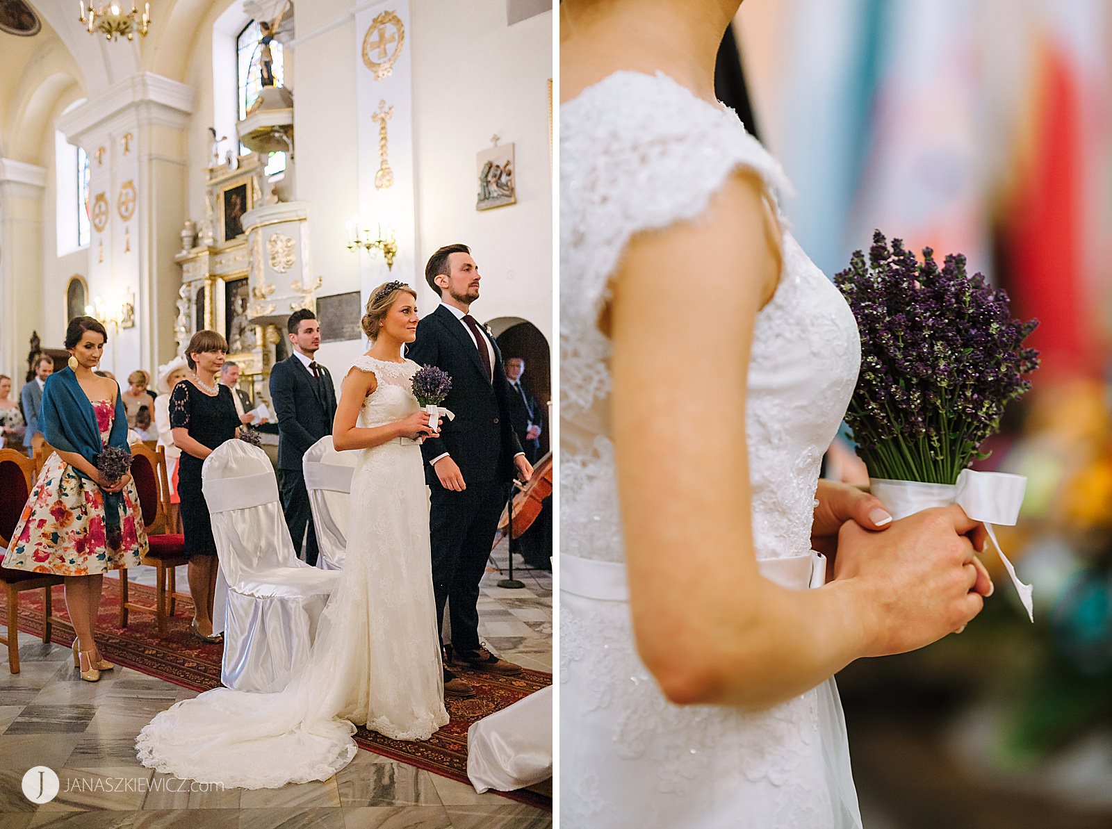 Ślub w kościele św. Pawła od Krzyża - Rawa Mazowiecka (Mały Kościołek). Fotografia ślubna.