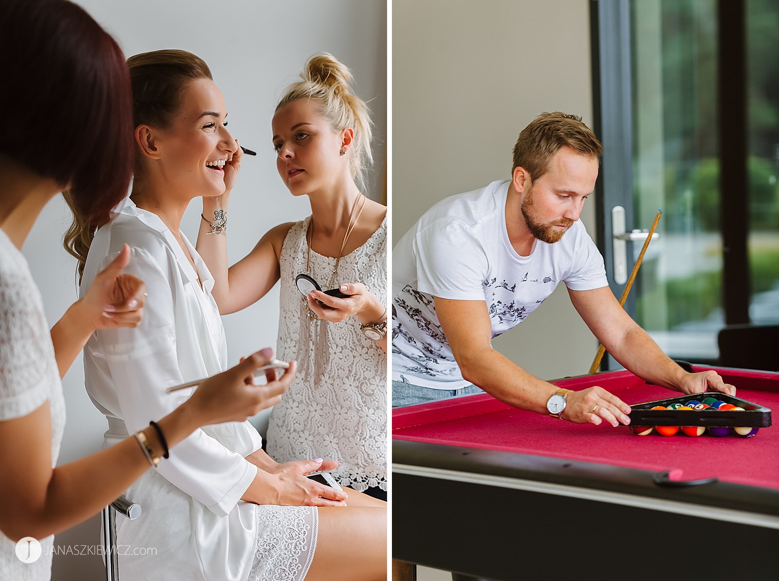 Przygotowania do ślubu i wesela - Hotel Gerczak Jażdżówki. Zdjęcia ślubne. Fotograf na ślub.