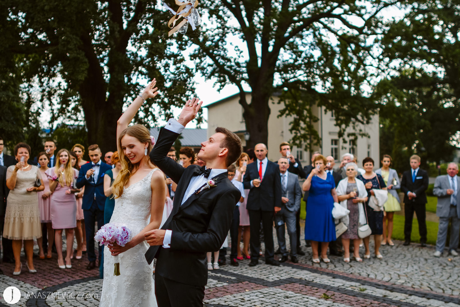 Pałac Tłokinia - wesele, zdjęcia. Fotografia ślubna.