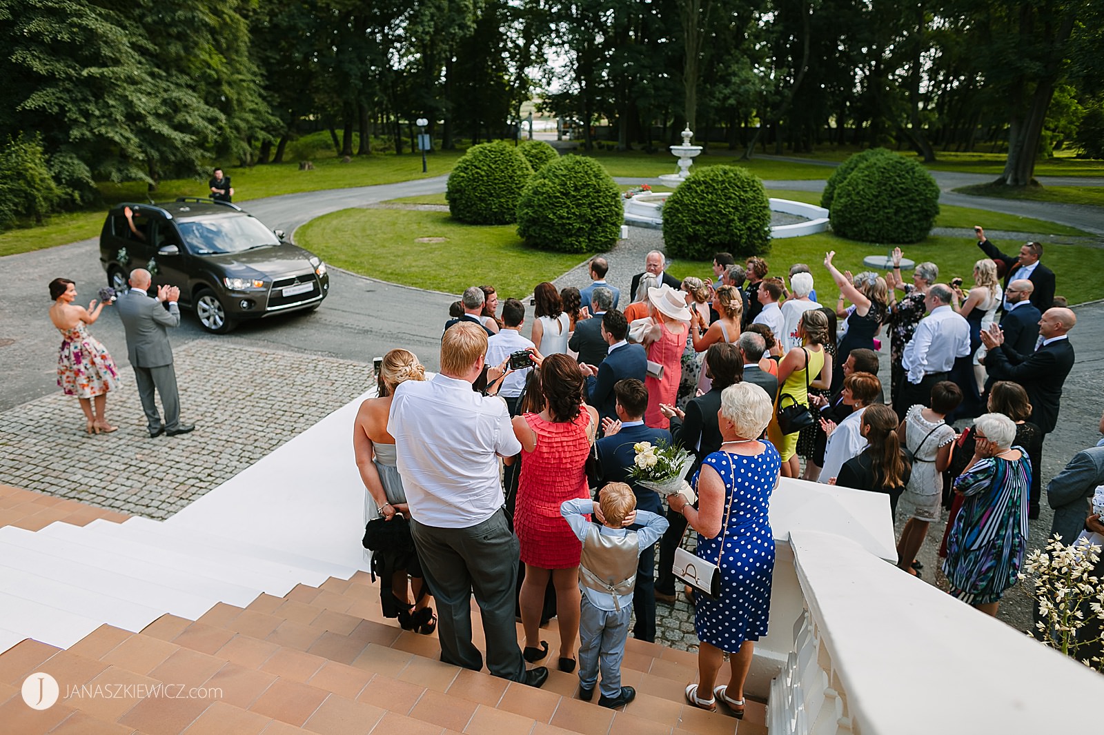 Pałac Chojnata - wesele. Zdjęcia ślubne. Fotograf Rawa Mazowiecka.