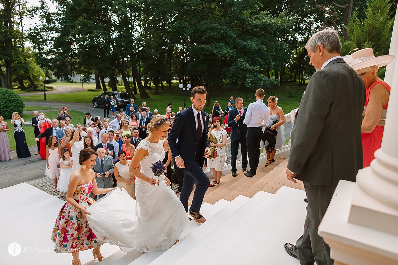 Pałac Chojnata - wesele. Zdjęcia ślubne. Fotograf Rawa Mazowiecka.