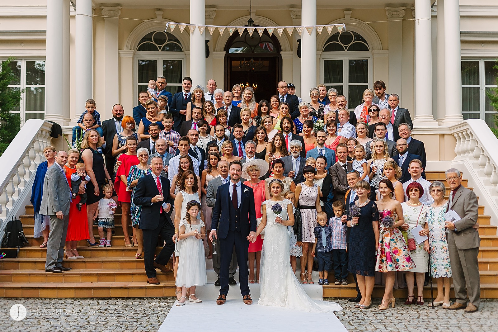 Pałac Chojnata - wesele. Zdjęcia ślubne. Fotograf Rawa Mazowiecka.