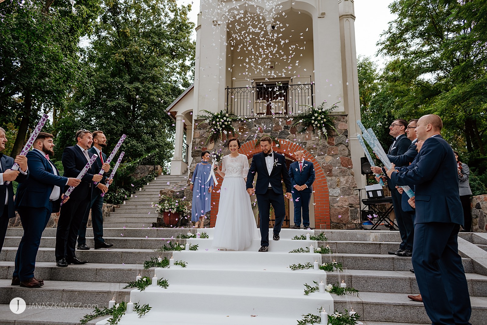 Fotograf ślubny - Pałac Romantyczny - ślub.