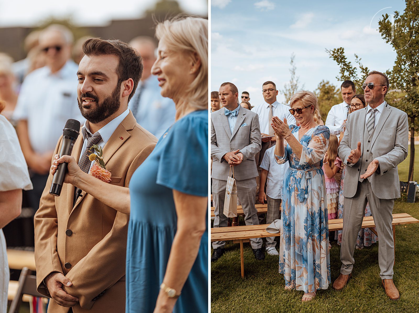 Dyrkowo - cywilna ceremonia ślubu w plenerze.