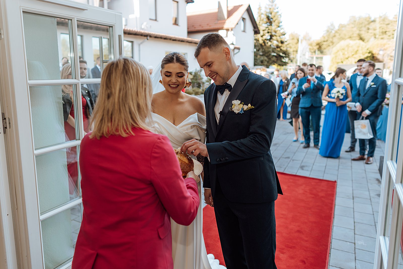 Przywitanie chlebem i solą w Hotelu Toscania.