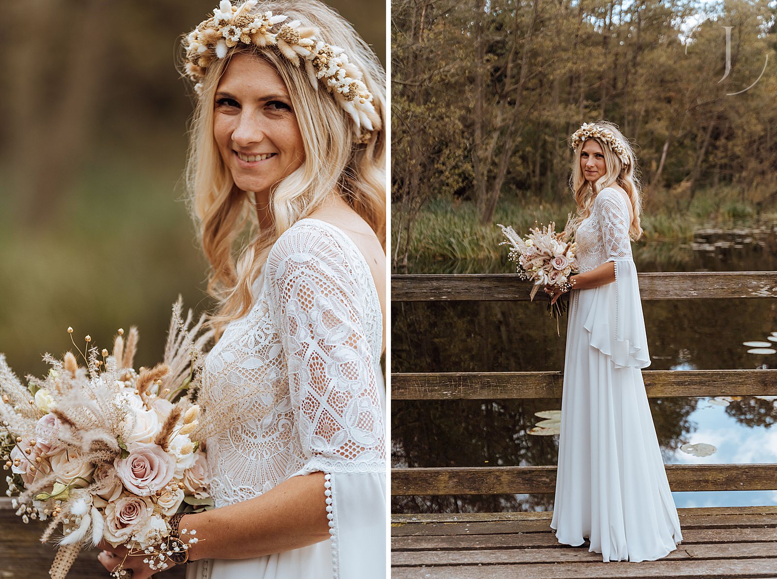 Panna Młoda w stylu boho.