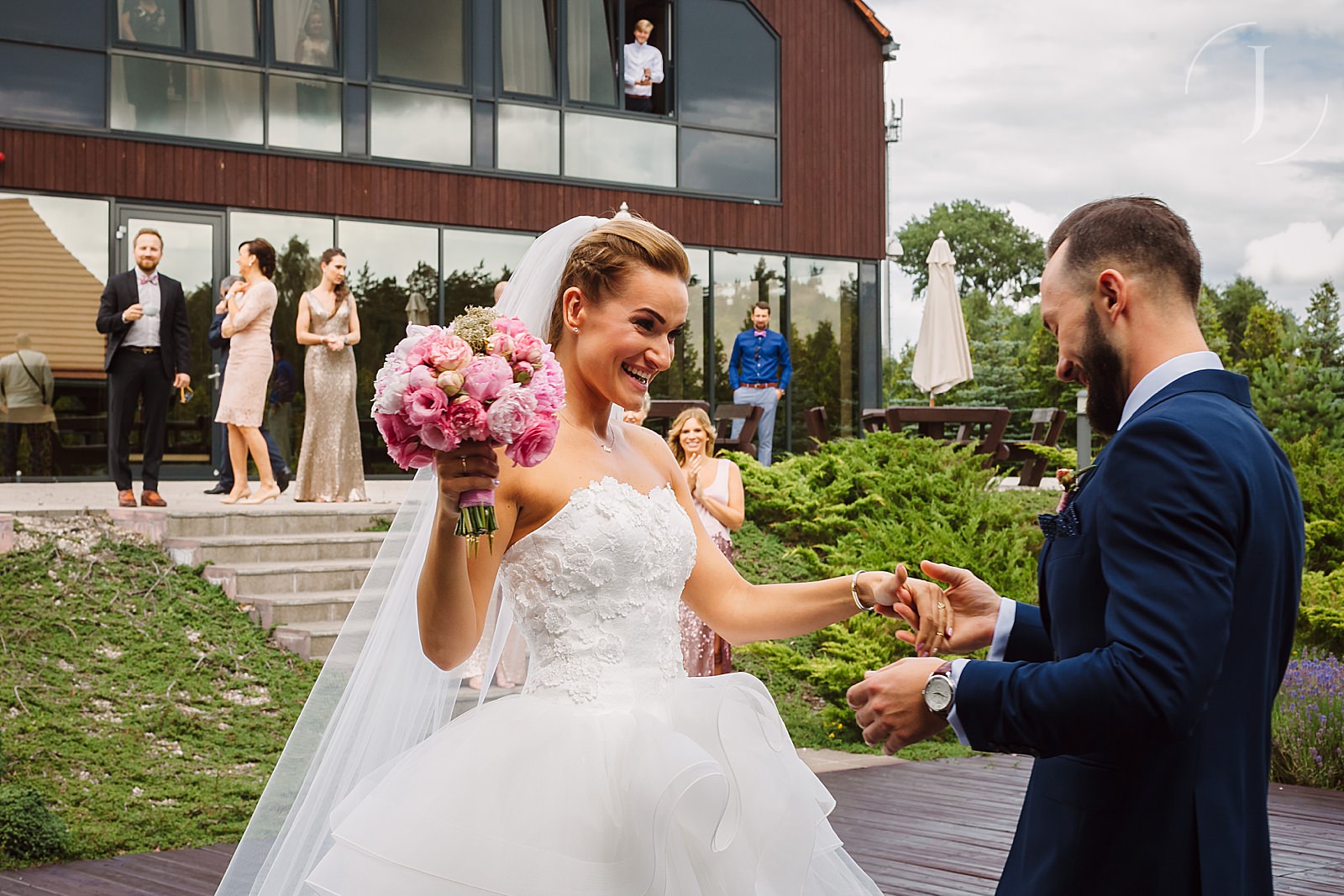 First look Gosi i Maćka przed ceremonią ślubną