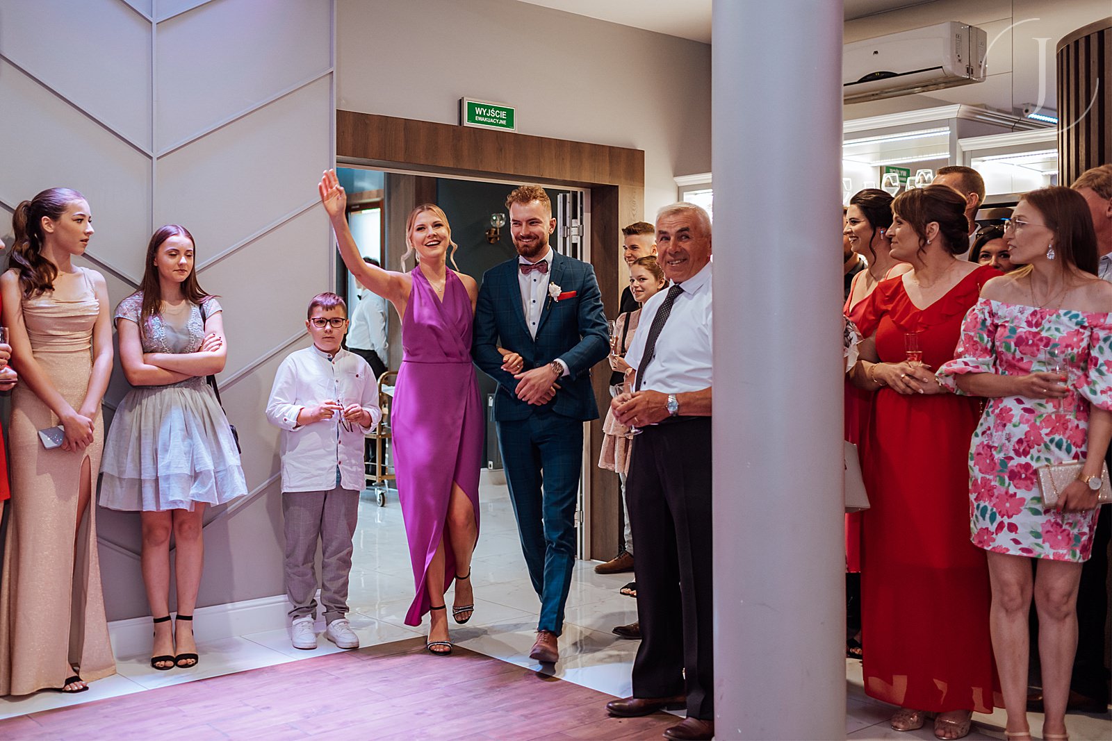 Wejście świadków Pary Młodej